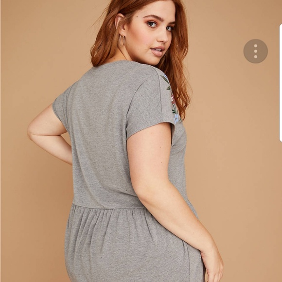 NWT Lane Bryant Peplum TShirt - 10/12 - Picture 4 of 4